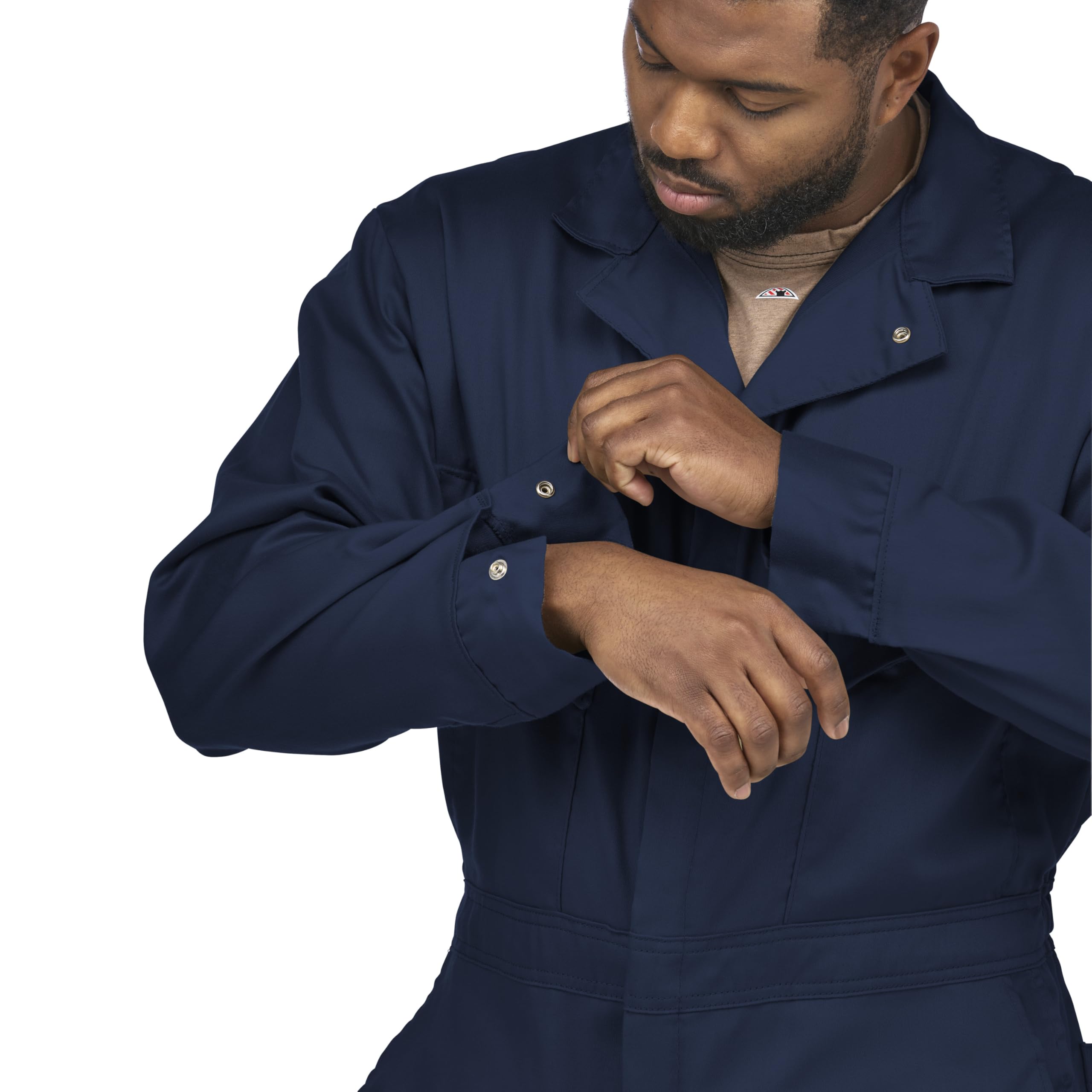 Bulwark FR Men's Flame Resistant Cotton/Nylon Coverall - Comfortouch Deluxe Workwear for Welding, Oil Rig & Industrial Safety