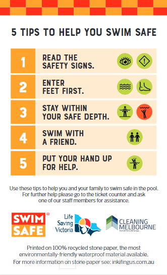 SwimSafe Water Safety Flash Cards - Learn Swimming & Drowning Prevention - Perfect for Kids, Parents & Swim Instructors - Pool, Beach & Water Park Safety Education