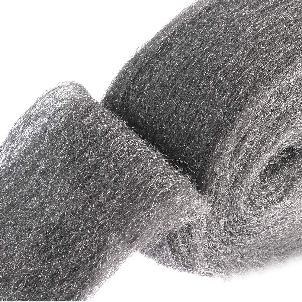 Ultra Fine #0000 Stainless Steel Wool 150g - Premium Polishing & Cleaning Pad for DIY, Furniture, Hardware Cloth - Perfect for Metal Polishing, Gap Sealing & Home Improvement Projects