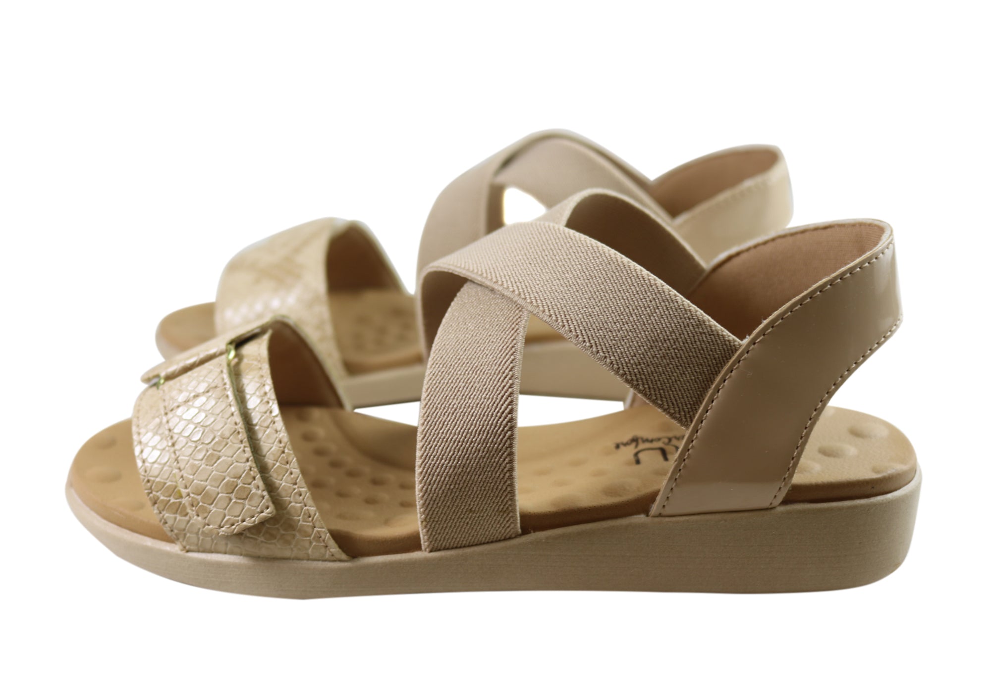 Britta Women's Comfortable Sandals - Super Soft & Supportive Brazilian Made Summer Sandals for Walking, Travel & Beach Vacations