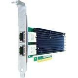 10Gbps Dual Port RJ45 PCIe X8 Network Interface Card - High-Speed Ethernet Adapter for Gaming, Streaming & Server Use