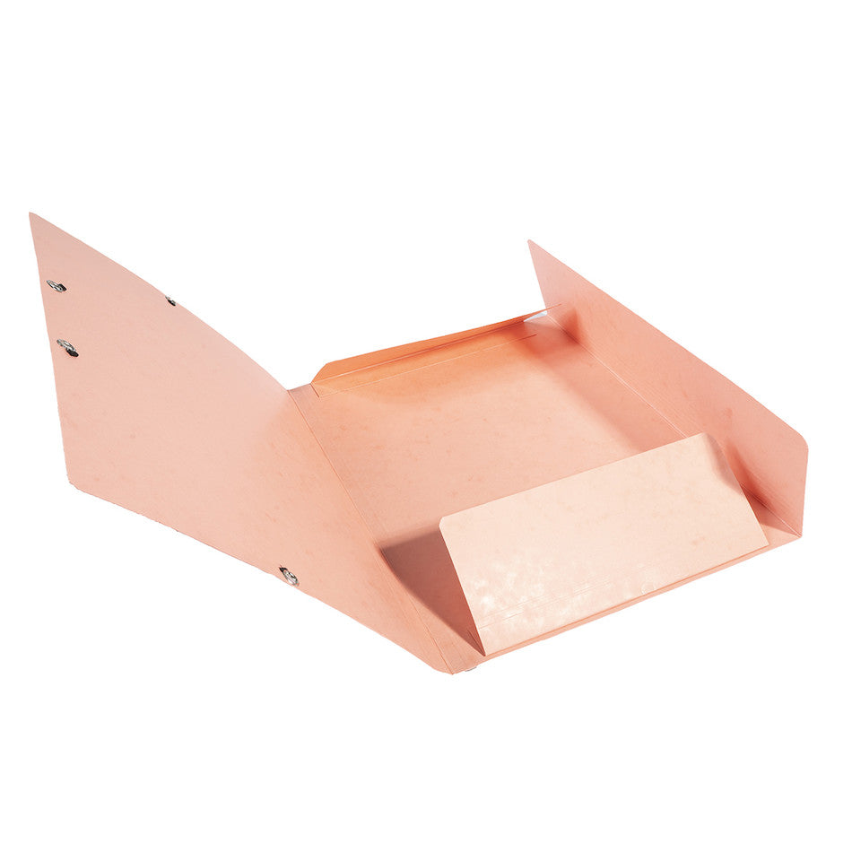 Exacompta Aquarel A4 3-Flap Folder in Coral - Premium Document Organizer for Office, School & Home Use