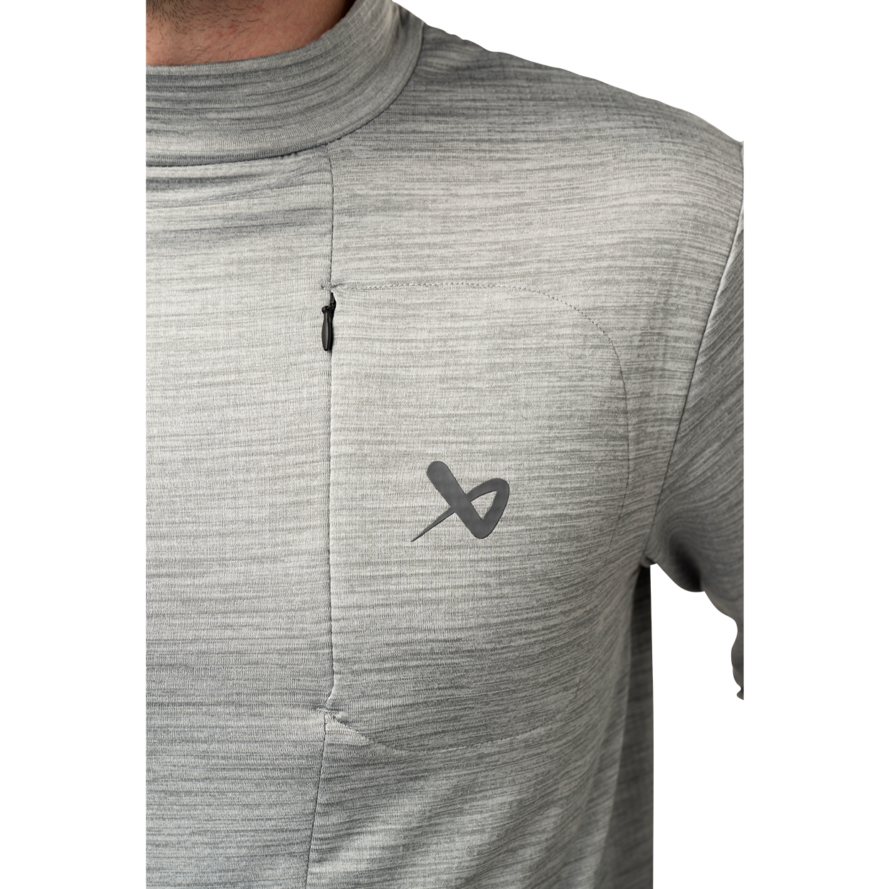 Bauer FLC Mock Neck Long Sleeve Shirt for Men - Comfortable Hockey Practice & Casual Wear - Senior Hockey Jersey for Training & Street Style