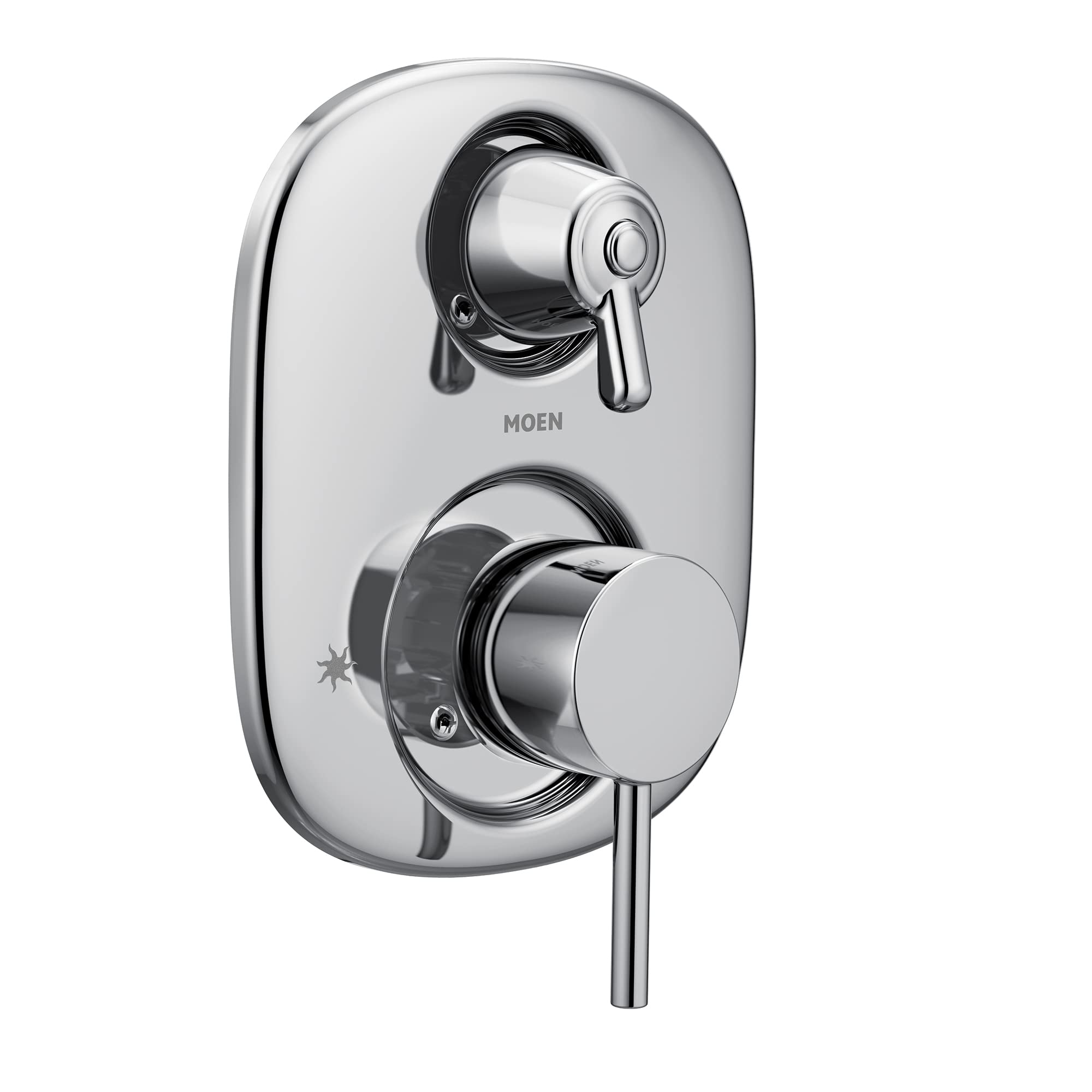 Moen T3290 Align Moentrol 3-Function Shower Diverter Trim Kit with Valve - Chrome Finish for Bathroom Remodel & Luxury Spa Experience
