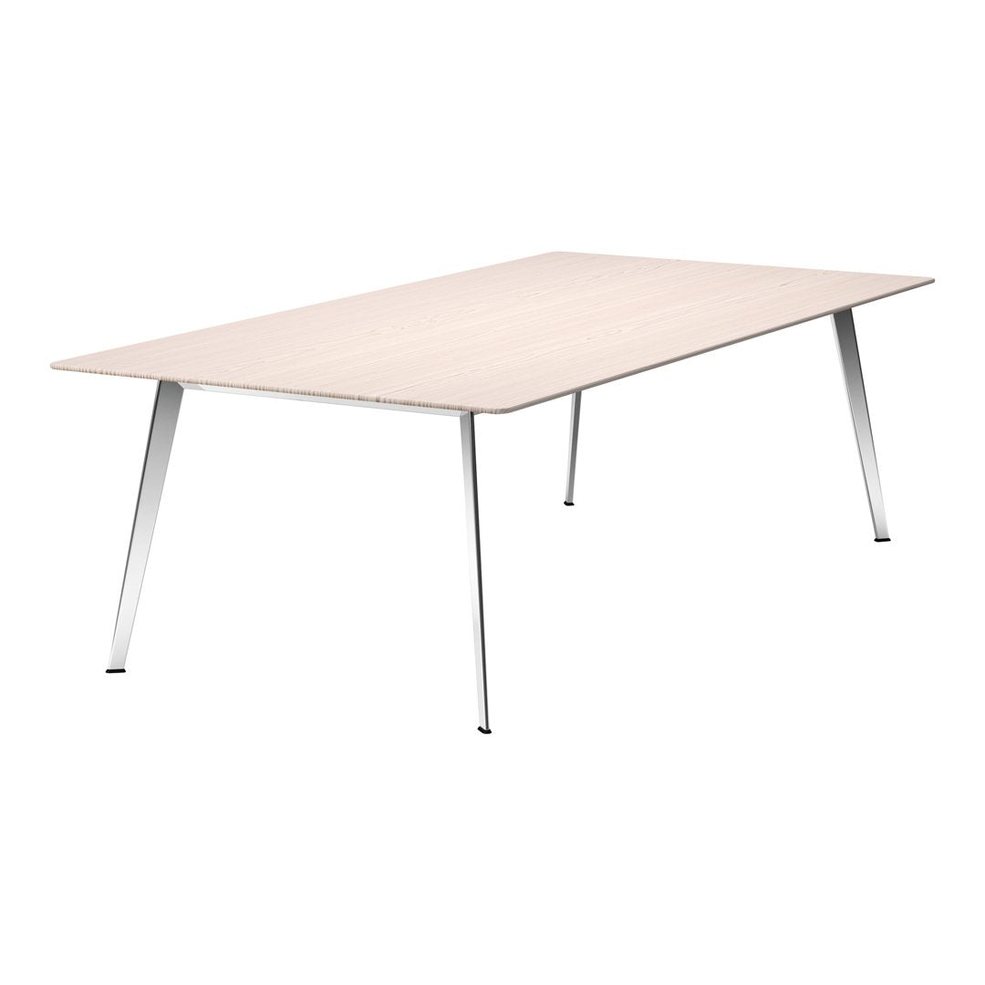 Modern Rectangular JW Dining Table - Solid Wood Kitchen Table for 6-8 People - Perfect for Family Dinners & Entertaining Guests