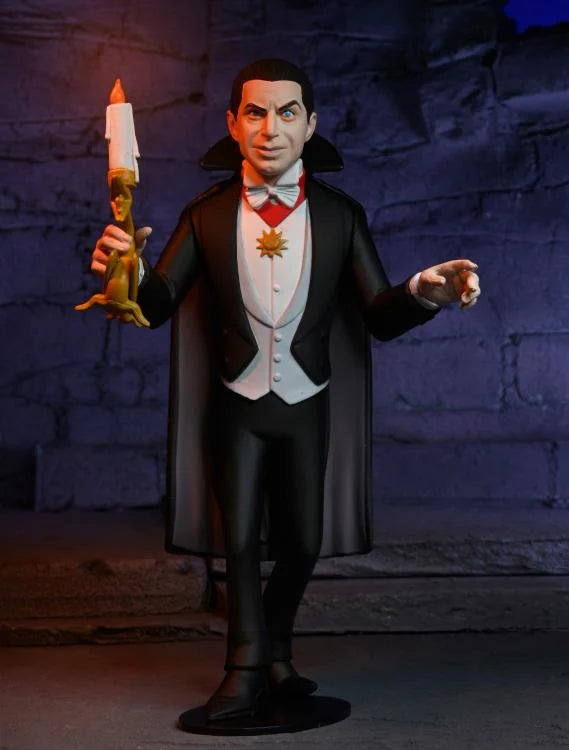 Dracula Universal Monsters NECA Toony Terrors Action Figure - Collectible Horror Movie Toy for Halloween Decor & Pop Culture Fans