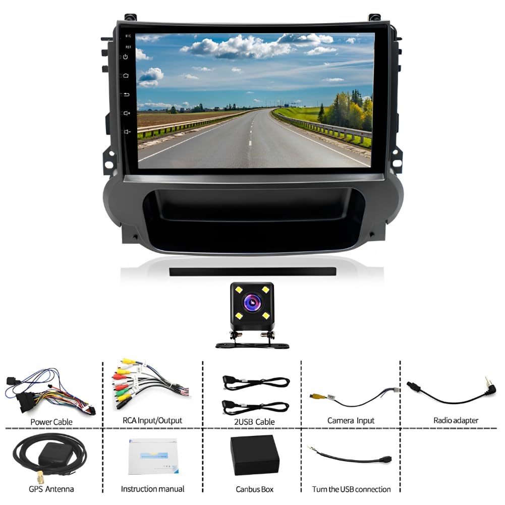 2+32GB Wireless CarPlay & Android Auto Double Din Car Stereo - 9