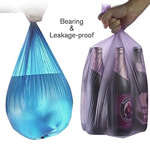 2 Gallon Small Trash Bags - 180 Count (6 Rolls) | Colorful Mini Garbage Bags for Bathroom, Office, Bedroom & Car Waste Disposal