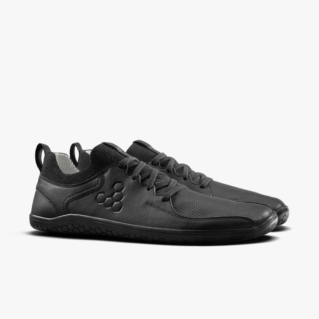 Vivobarefoot Men's Primus Asana Leather Barefoot Shoes - Minimalist Zero Drop Footwear for Natural Movement | Perfect for Yoga, Gym & Everyday Wear