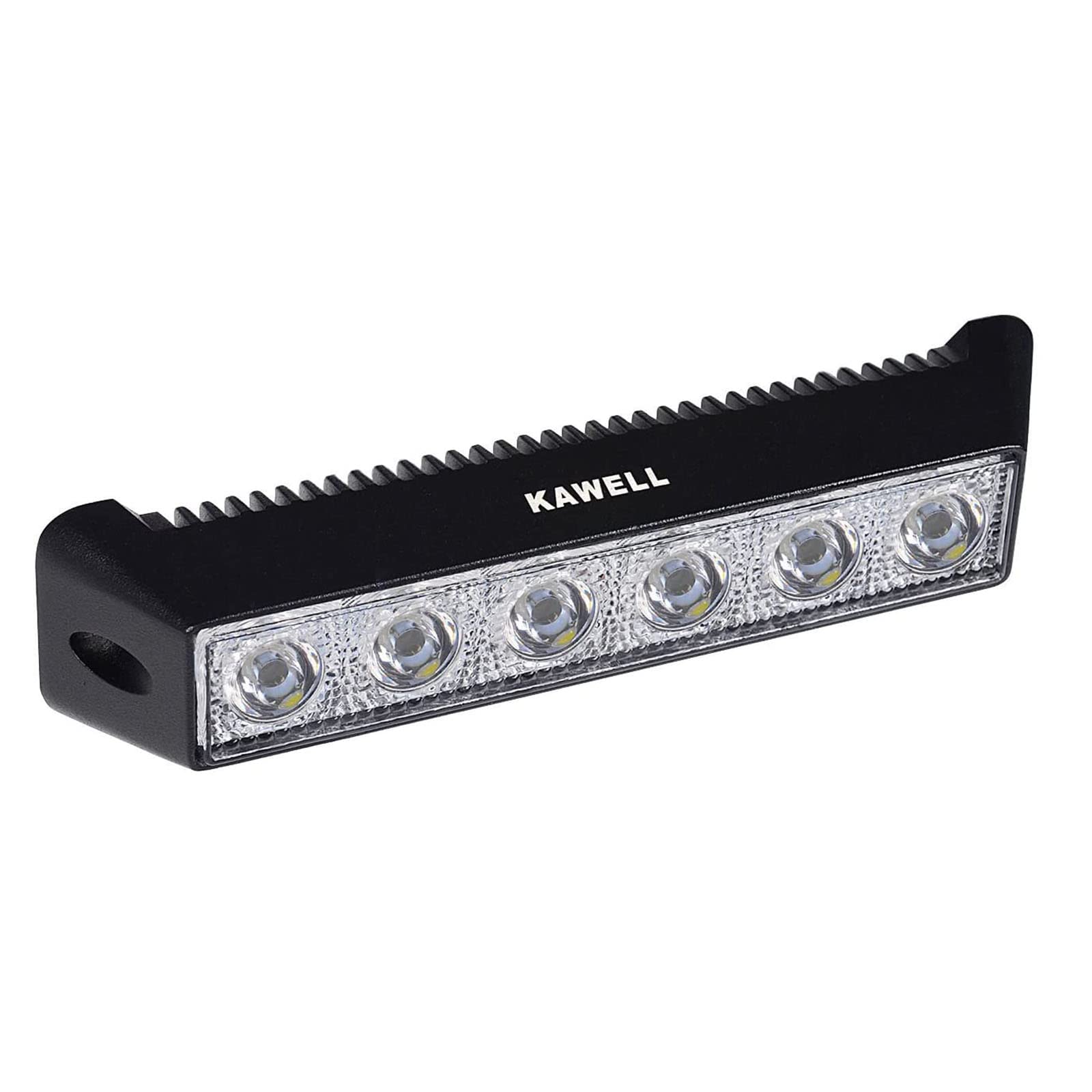 Kawell 18W LED Light Bar - Super Bright Floodlight & Fog Light for Off-Road Vehicles, Motorcycles, ATV, UTV, SUV, Truck, Tractor, Boat - Perfect for Night Driving, Work Lighting & Outdoor Adventures