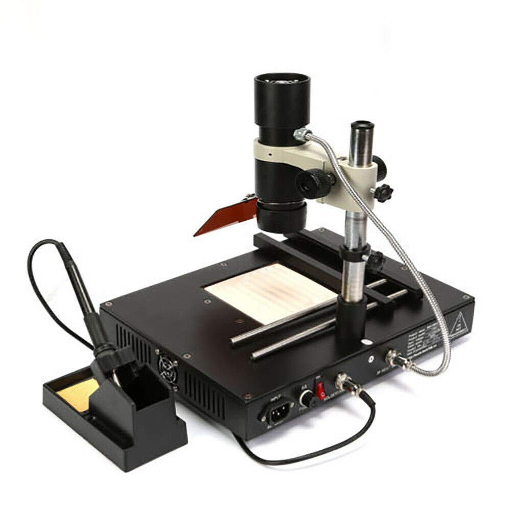 Professional T862++ BGA Rework Station with Infrared IR Soldering & SMD Welder - Preheating Machine for PCB Repair, Motherboard Rework, and Electronics Maintenance - Ideal for Tech Workshops and DIY Electronics Projects