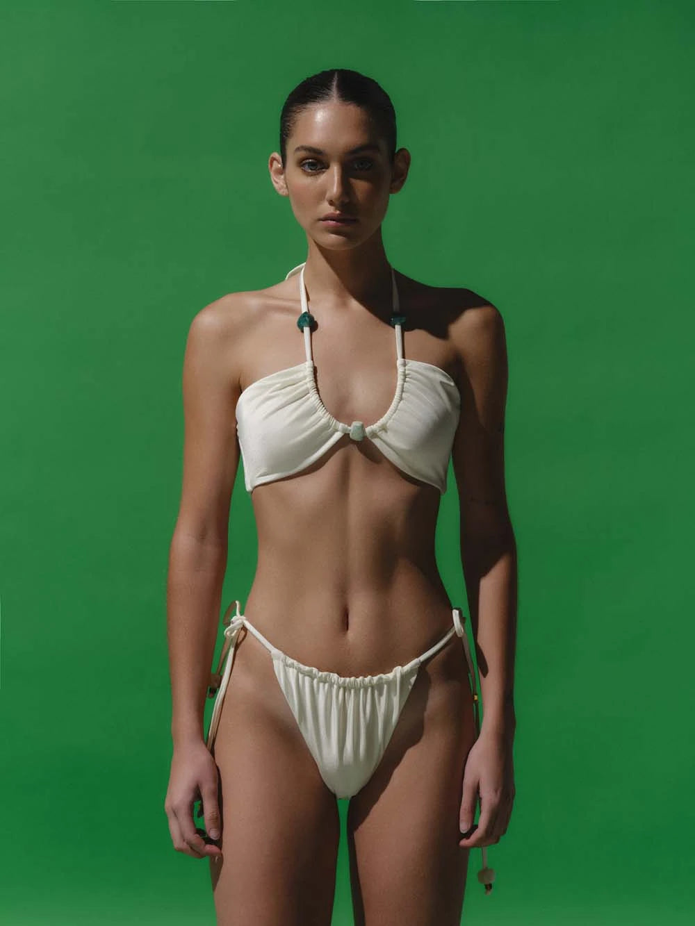 Sexy High Waisted Bikini Bottoms for Women - Kei Swimwear - Comfortable & Flattering Beachwear for Summer Vacations & Pool Parties