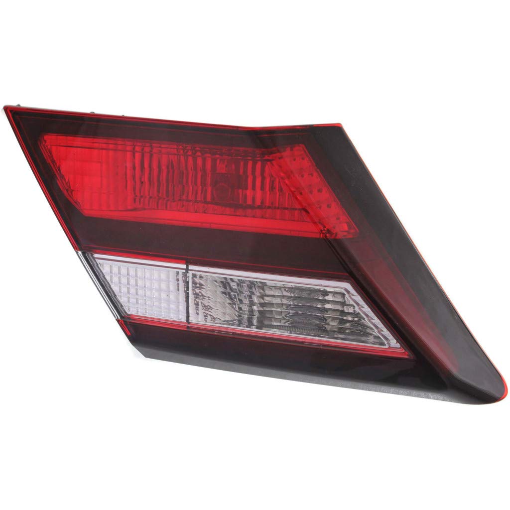 Honda Civic Tail Light Assembly 2013-2015 Left Driver Side Rear Inner DOT Approved with Bulbs Included - Compatible with HO2802105 & 34155-TR0-A51 | Perfect for Sedan Models - Easy Installation & Enhanced Night Visibility