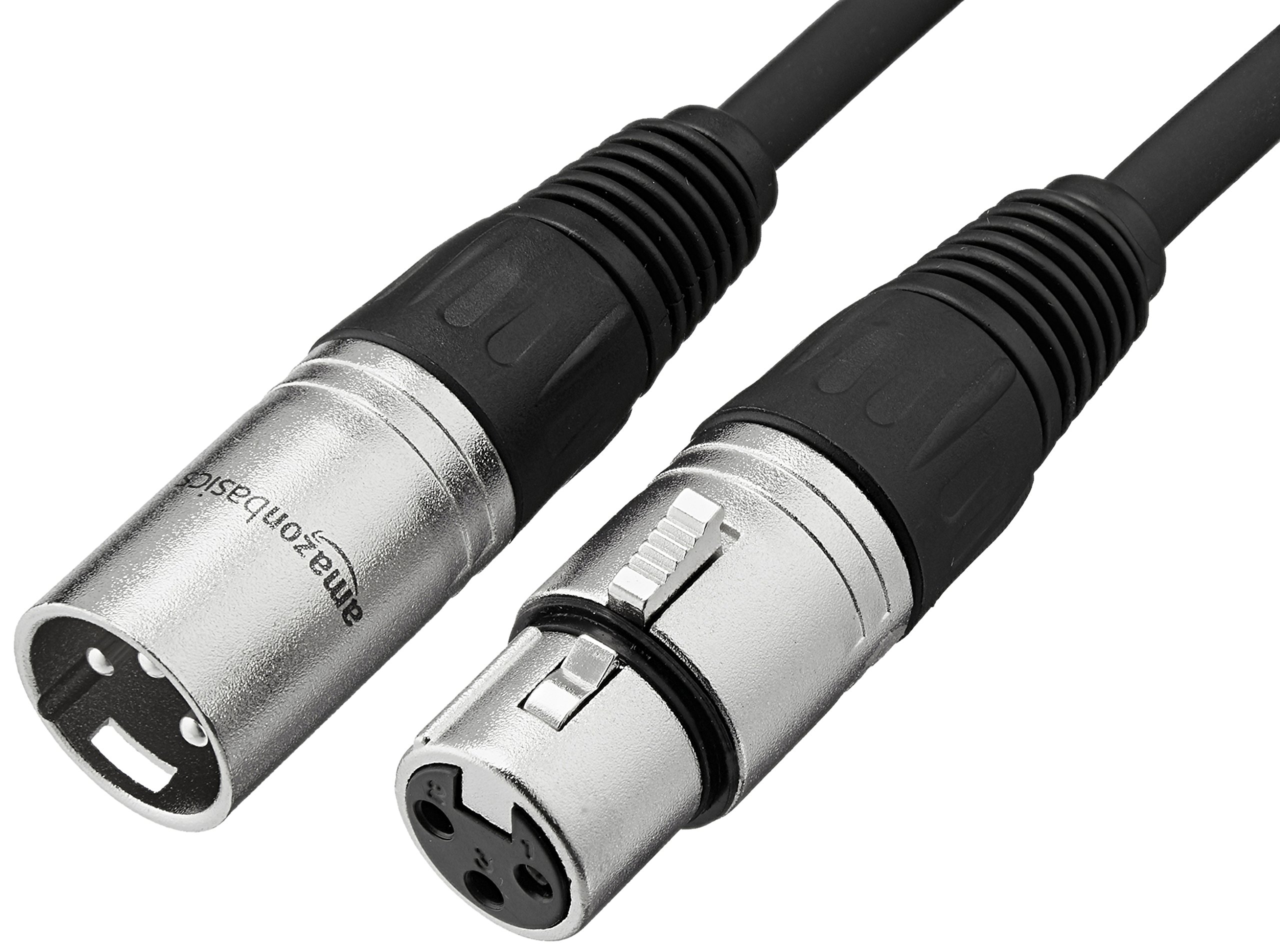 TC-Helicon Go XLR Mini DJ Mixer & Amazon Basics 10ft XLR Male to Female Microphone Cable - Professional Audio Equipment for Live Streaming, Podcasting & Music Production