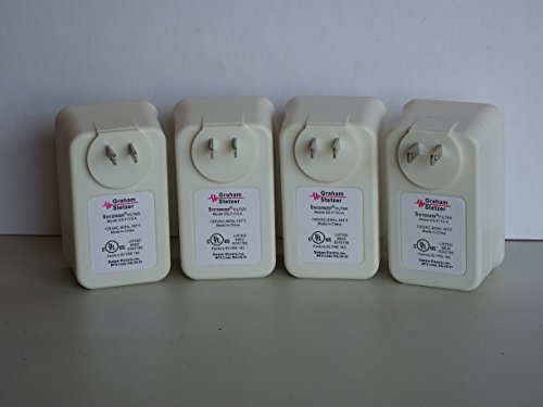 EMI Power Line Filter (4-Pack) - Reduce Electrical Noise for Home Theater, Audio Systems & Office Electronics