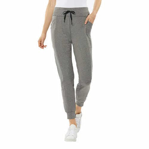 32 DEGREES Heat Women's Side Pocket Jogger Pants - Thermal Fleece Lined Winter Workout Leggings for Running, Yoga & Lounge - Cold Weather Activewear with Stretchy Comfort Fit