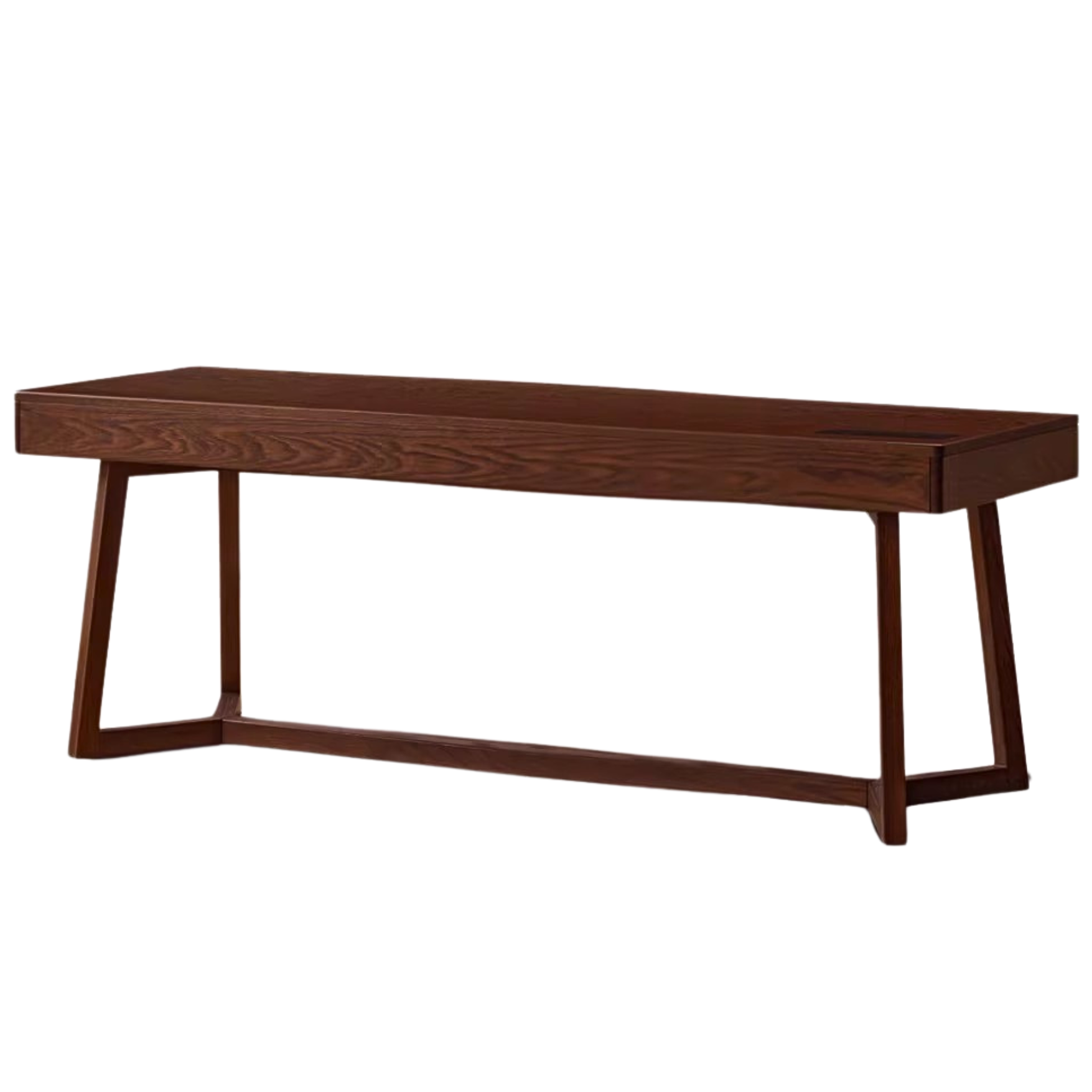86.69x29.5x29.5nch / 220x75x74.8сm / Rich Dark Walnut color / Black Walnut four drawer desk