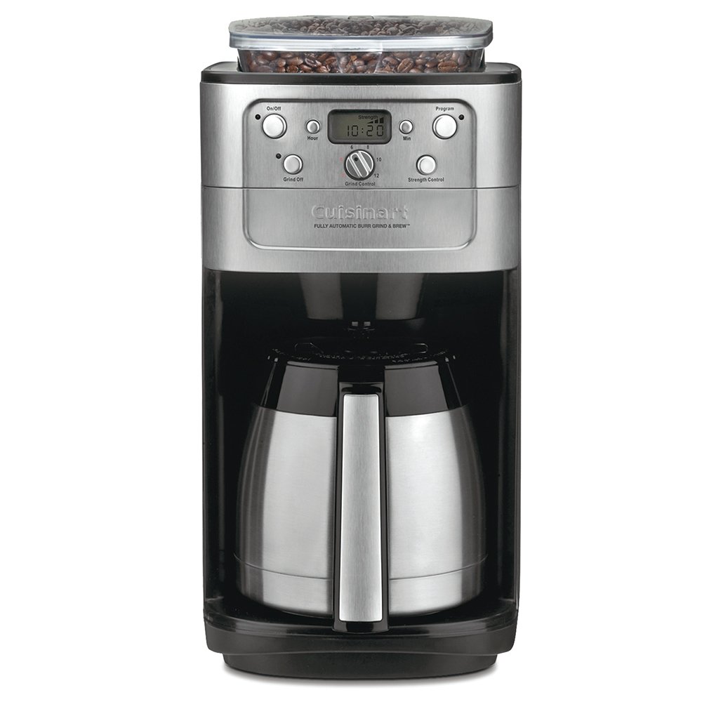 Cuisinart DGB-900BC 12-Cup Grind & Brew Thermal Automatic Coffee Maker with Fresh Grinding - Perfect for Home, Office & Entertaining