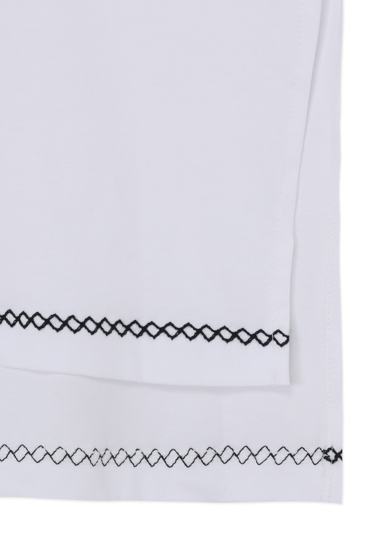 Stylish Cotton Jersey High Neck Long Sleeve T-Shirt with Geometric Stitches - Perfect for Casual Wear, Layering & Everyday Outfits