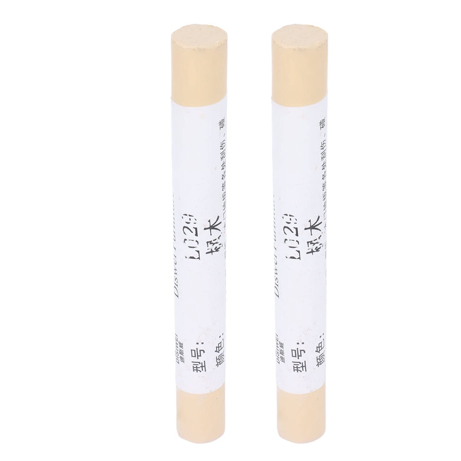 2-Pack Wood Repair Crayons for Furniture & Floors - Scratch Repair Paint Pen for Wood, Laminate & Composite Surfaces - Maple Color (Perfect for Home, Office & Rental Property Touch-Ups)