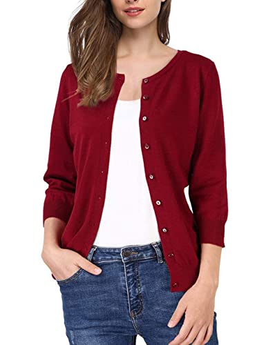 O-neck Burgundy