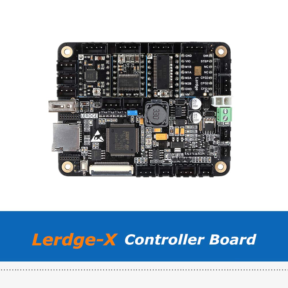 Lerdge-X 32bit ARM Controller Board with A4988/DRV8825/TMC2100/LV8729/TMC2208 Drivers - Compatible with RepRap 3D Printers - 4pc Converter Kit - Perfect for DIY 3D Printer Upgrades & Repairs