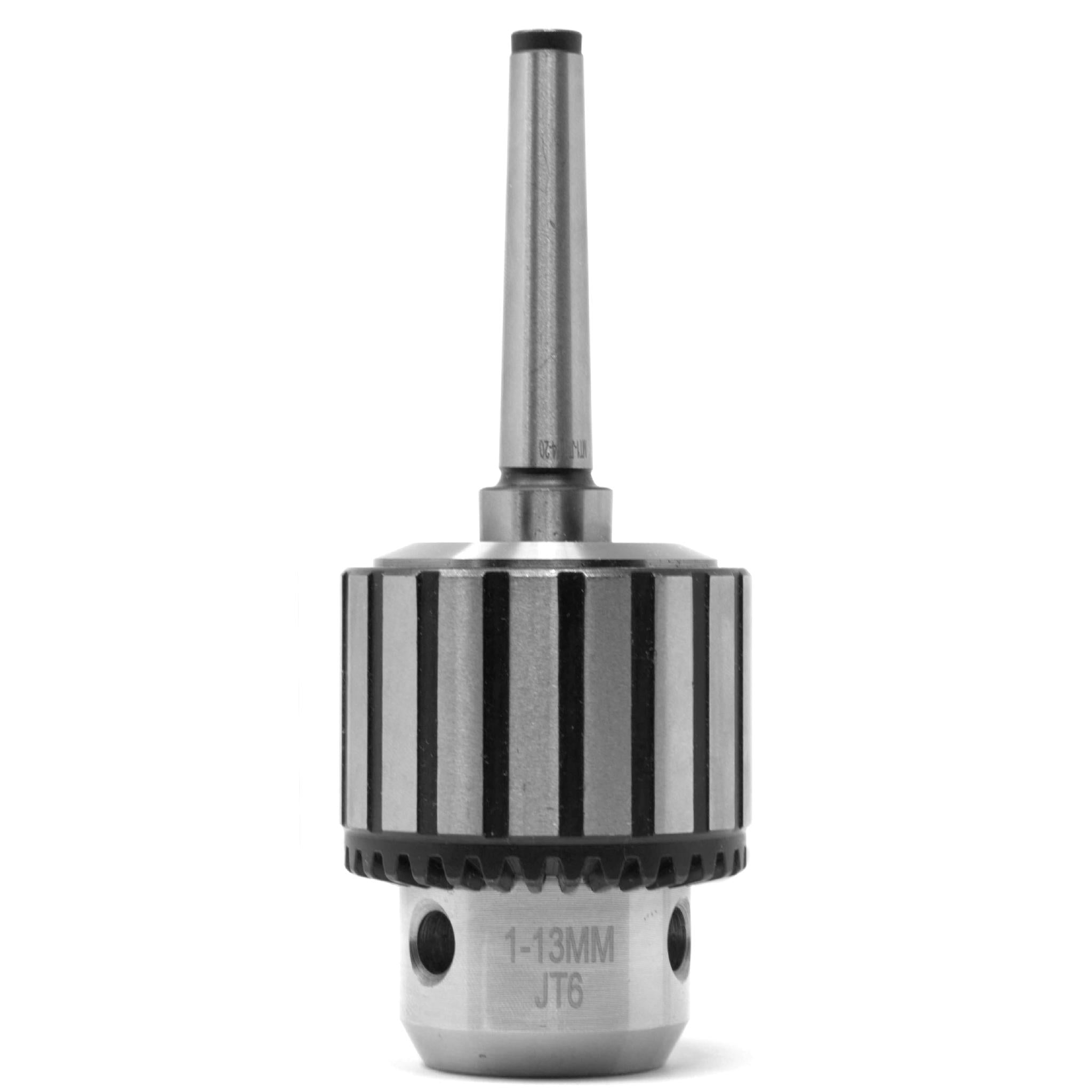 WEN LA136K 1/2 Inch Keyed Drill Chuck with MT1 Arbor Taper - Precision Power Tool Accessory for Woodworking, Metal Drilling & DIY Projects