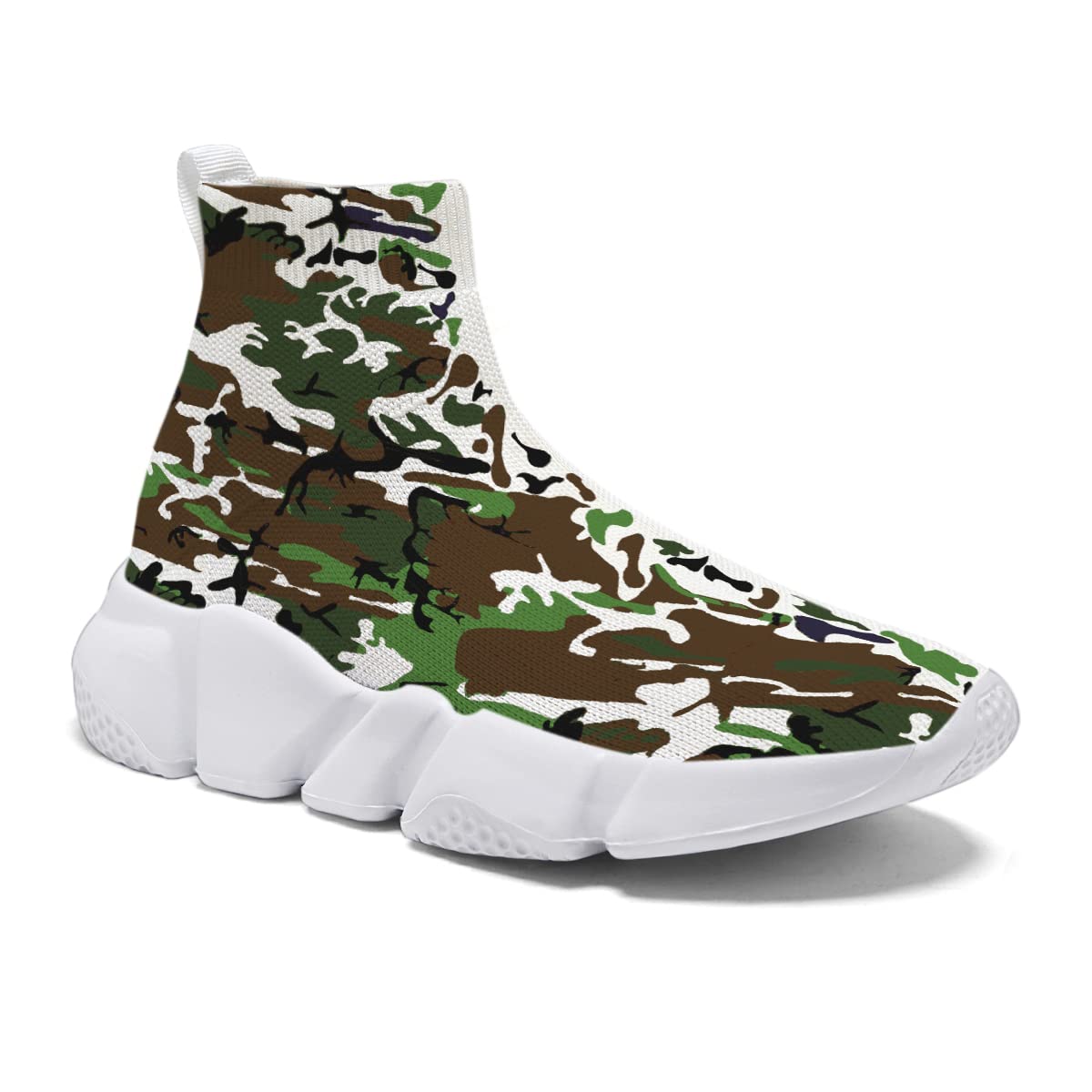 Hetios Men's Camouflage Running Shoes - Lightweight Breathable Walking & Workout Sneakers for Men | Perfect for Gym, Jogging & Outdoor Activities