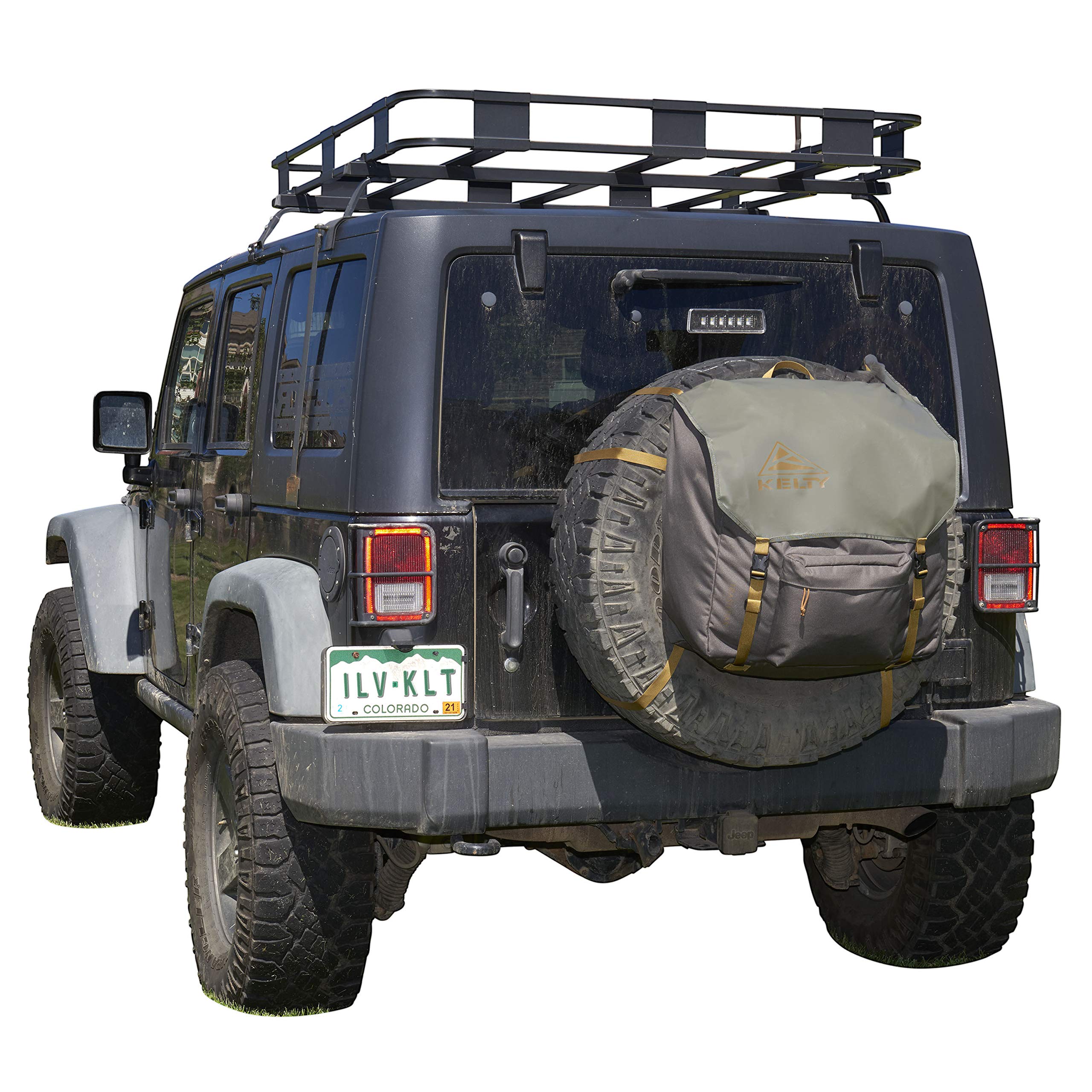 Kelty Trash Pak Beluga Overland Spare Tire Trash Bag - Durable Storage for Camping Gear, Tools & Equipment - Fits Spare Tire or Van Door - Perfect for Off-Road Adventures, Road Trips & Outdoor Exploration
