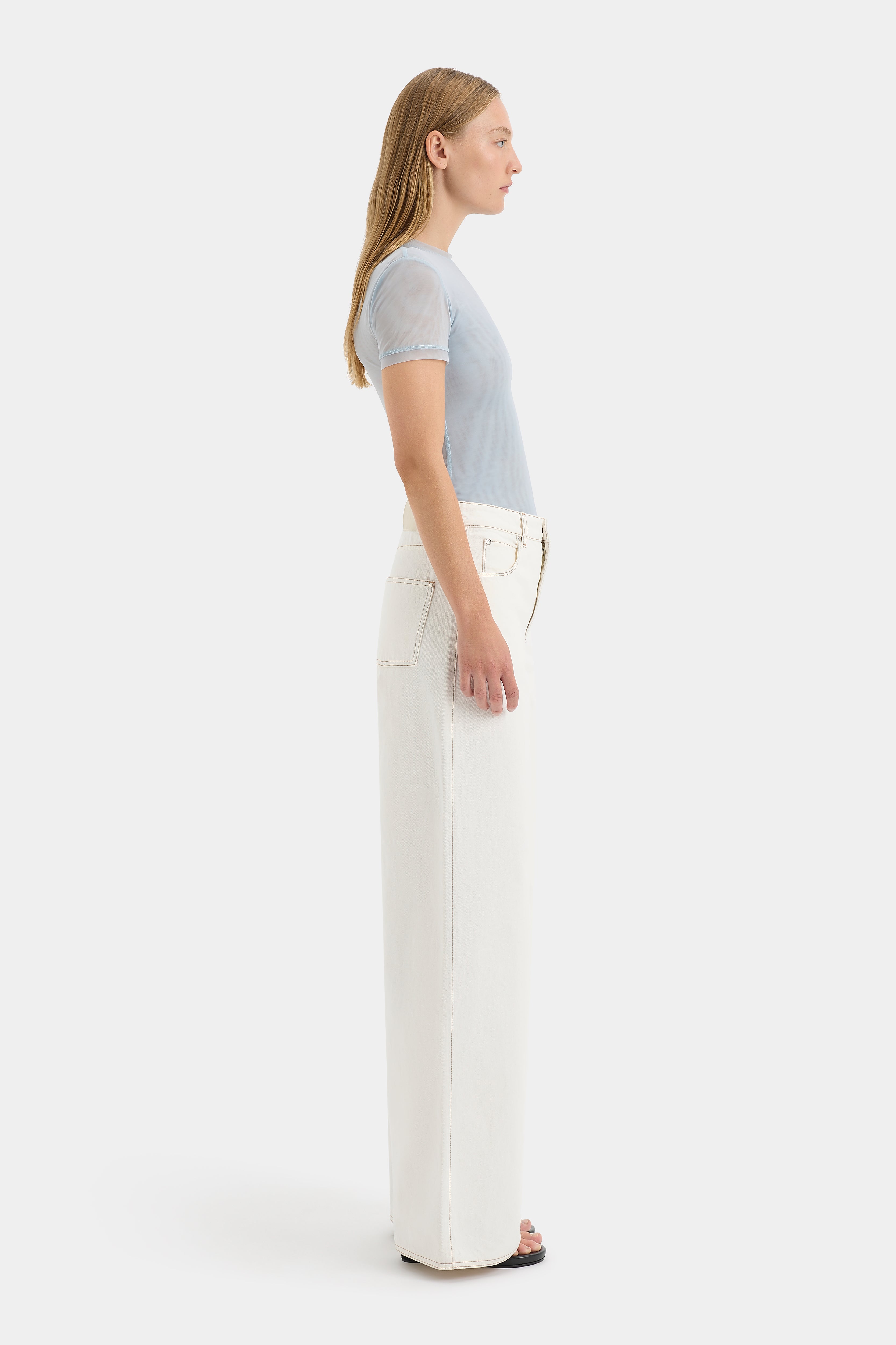 Jacques Mesh Fitted Tee for Women - Breathable Slim Fit T-Shirt - Perfect for Gym, Yoga & Summer Outfits