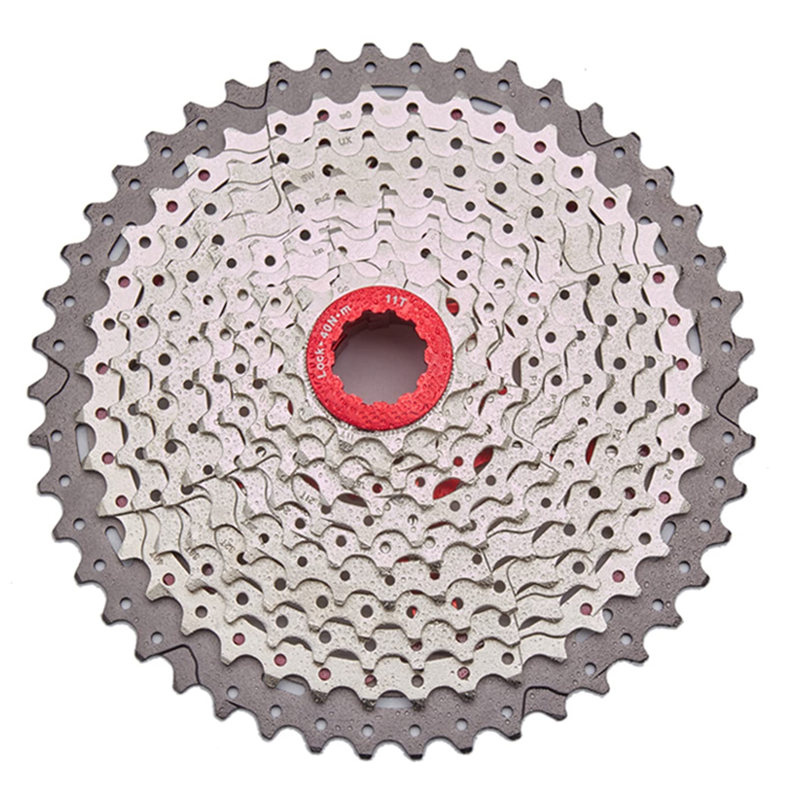 11 Speed Bike Freewheel - 11-40/42/46T Hollow Design Cassette for Hybrid, Road & City Bikes | Durable Replacement Part (Silver, B11-42) | Perfect for Commuting, Racing & Urban Cycling