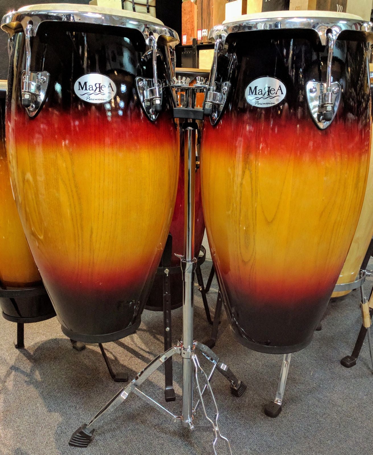 Professional Conga Drum Set with 11