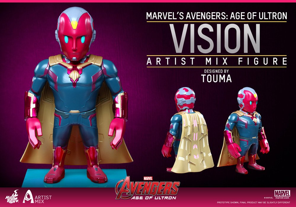 Hot Toys Vision Avengers Age of Ultron Series 2 Action Figure - Collectible Marvel Superhero Toy for Display & Gifts