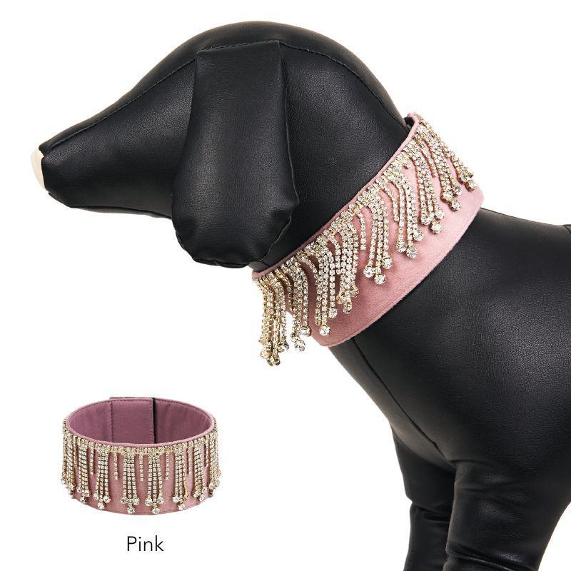 Midnight Dreaming Choker Necklace - Elegant Pink Crystal Choker for Women | Perfect for Evening Parties, Date Nights & Special Occasions