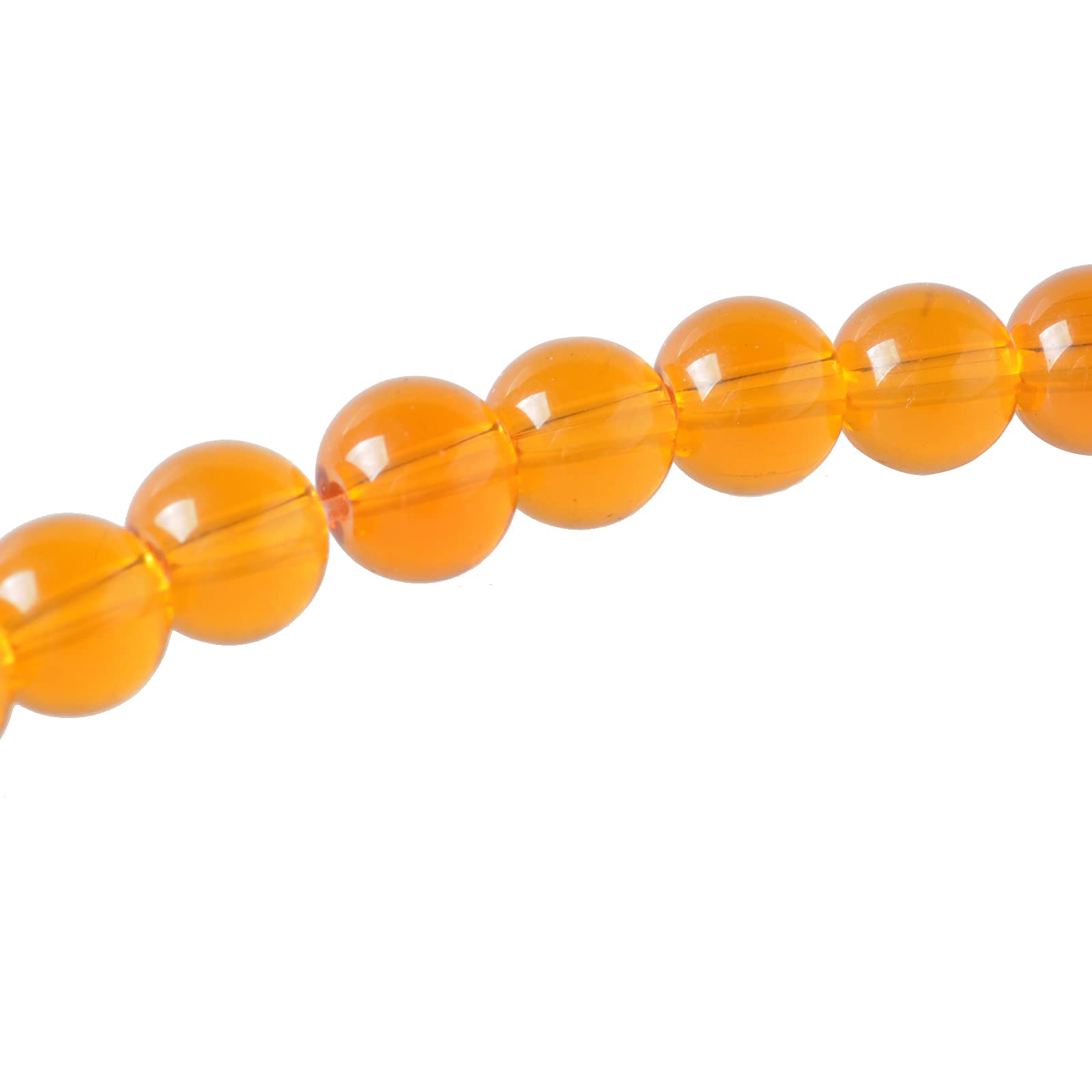 60pcs 6mm Round Natural Stone Beads - Amber Crystal Gemstone Loose Beads Strand for DIY Jewelry Making, Bracelets, Necklaces | Perfect for Adults Crafts, Gifts & Boho Style Accessories