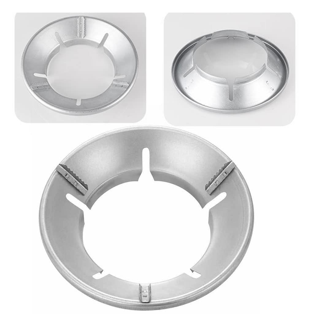 Energy-Saving Fireproof Windshield Bracket for Gas Stove - 8 Openings Non-Slip Wok Ring for Gas Burner Stove | Perfect for Outdoor Cooking, Camping & BBQ
