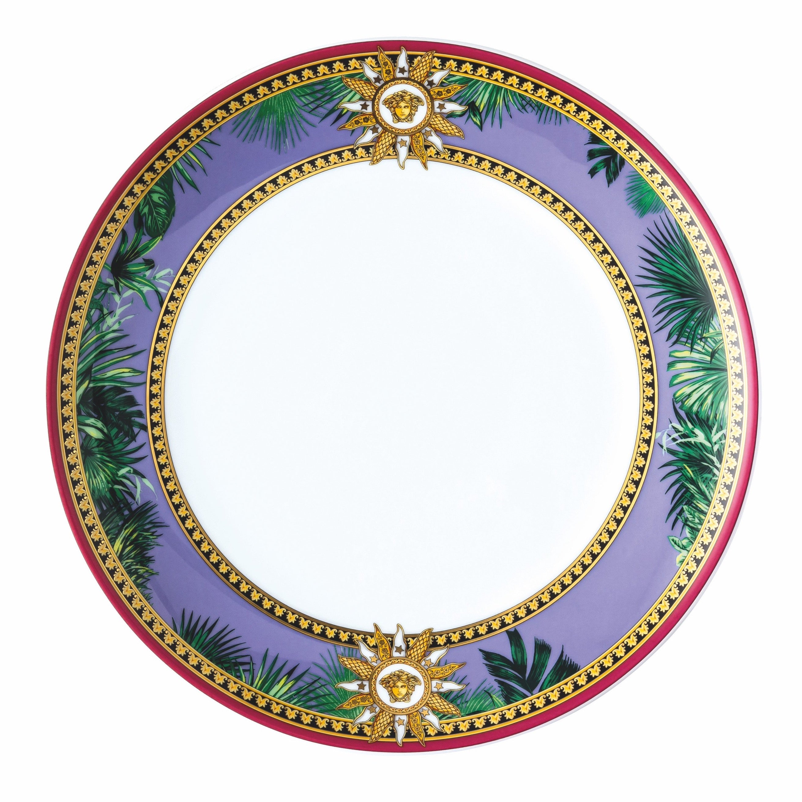 Jungle Animal Salad Plates - Set of 4 Colorful Animal-Themed Appetizer Dishes for Kids Birthday Parties, Picnics, and Fun Family Dinners
