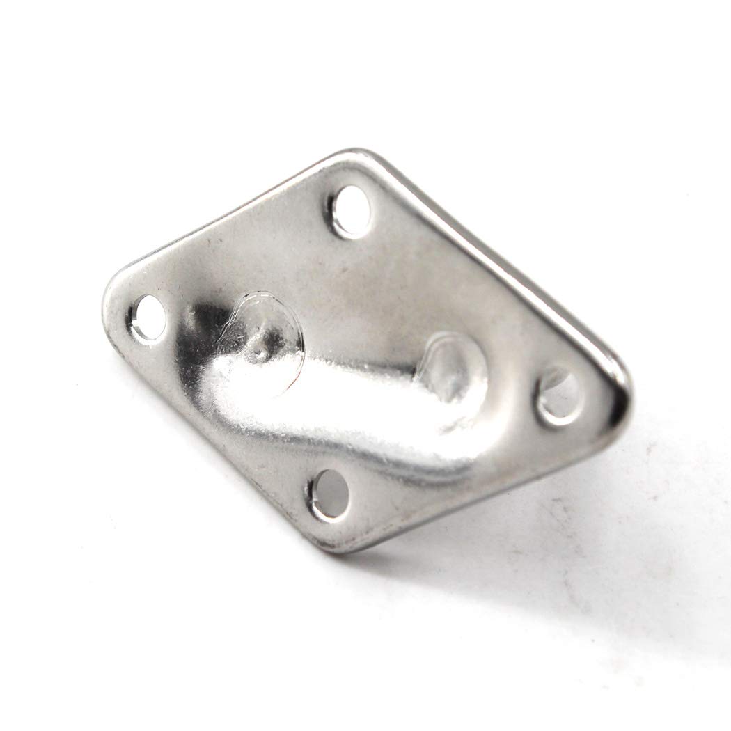 Stainless Steel M6 Ceiling Hook - Heavy Duty Wall Mount for Hanging (Pack of 6) - Garage & Garden Use