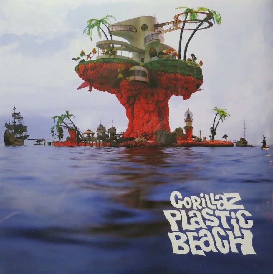 Gorillaz 'Plastic Beach' Limited Edition Vinyl 2LP Record - Perfect for Music Collectors & Home Listening Sessions