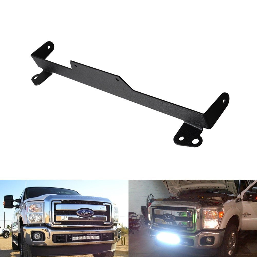 2011-2016 Ford F-250 F-350 Super Duty Lower Bumper Grill Mounting Bracket Replacement Part - Perfect for Off-Roading & Truck Customization