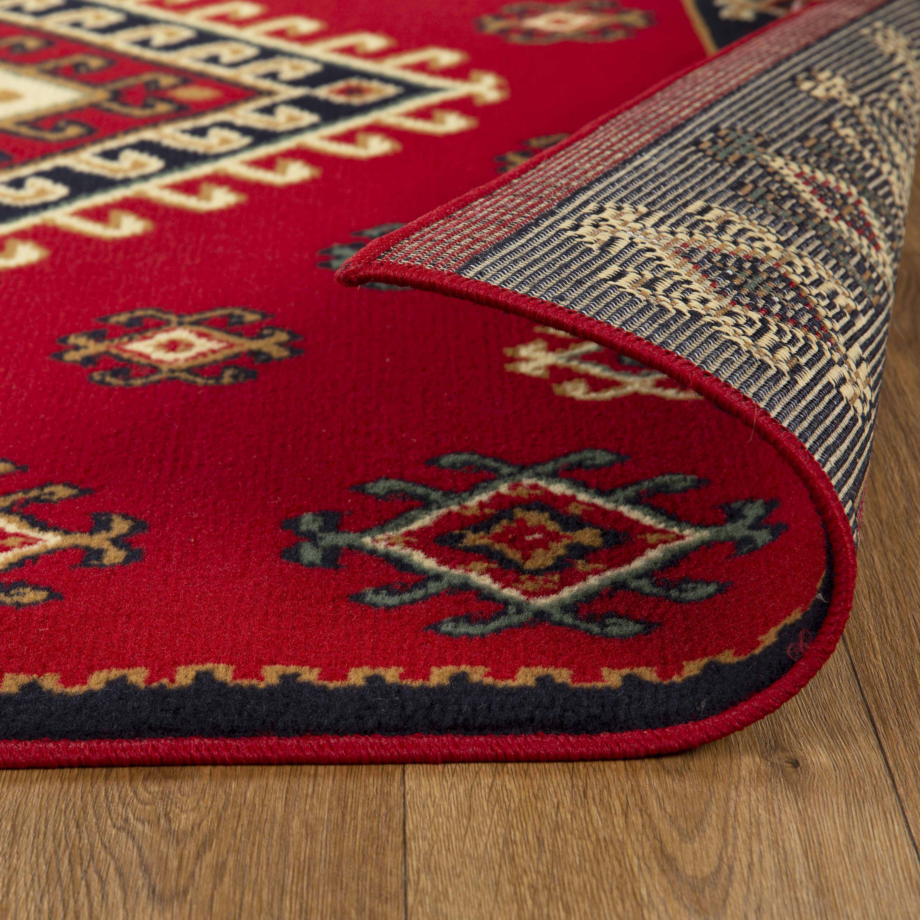 Southwestern Medallion Ultra Soft Indoor Area Rug or Runner - Non-Slip Bohemian Style Carpet for Living Room, Bedroom, Hallway - Perfect for Home Decor & Cozy Spaces