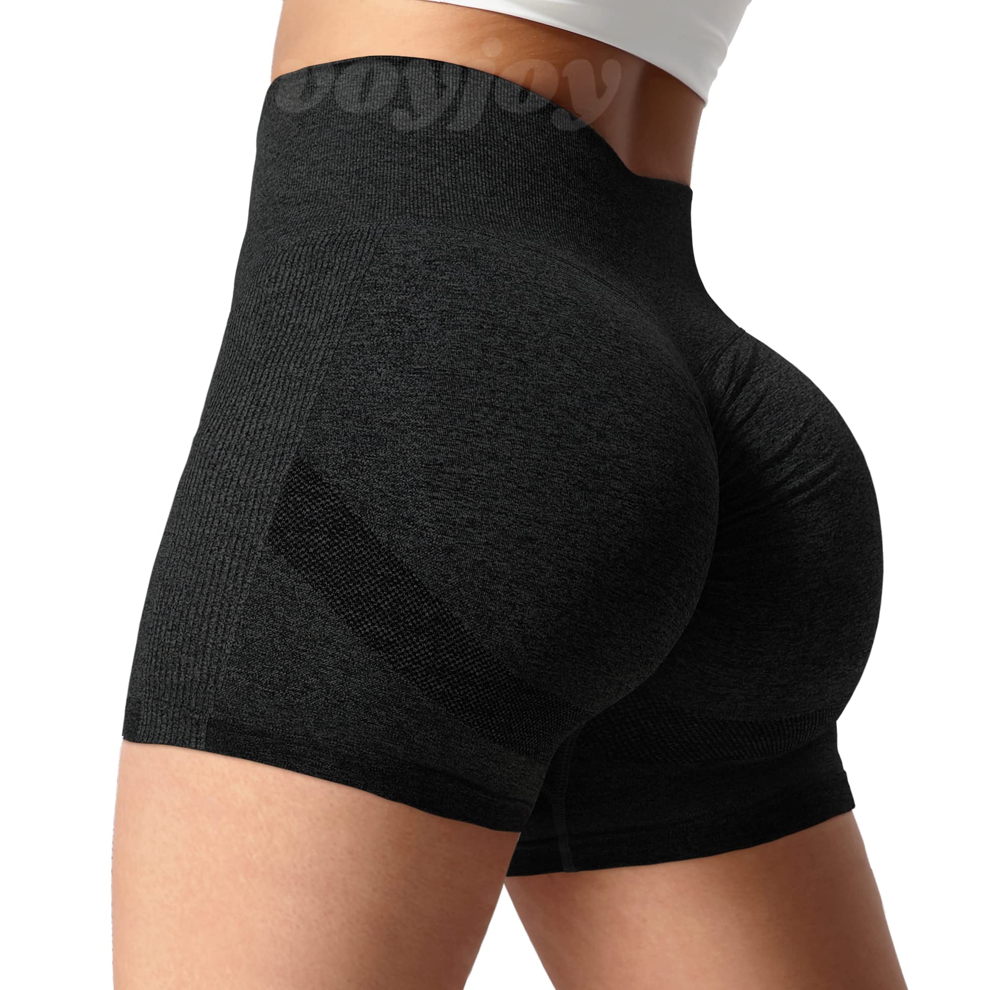 VOYJOY Women's High Waisted Workout Shorts 3.6