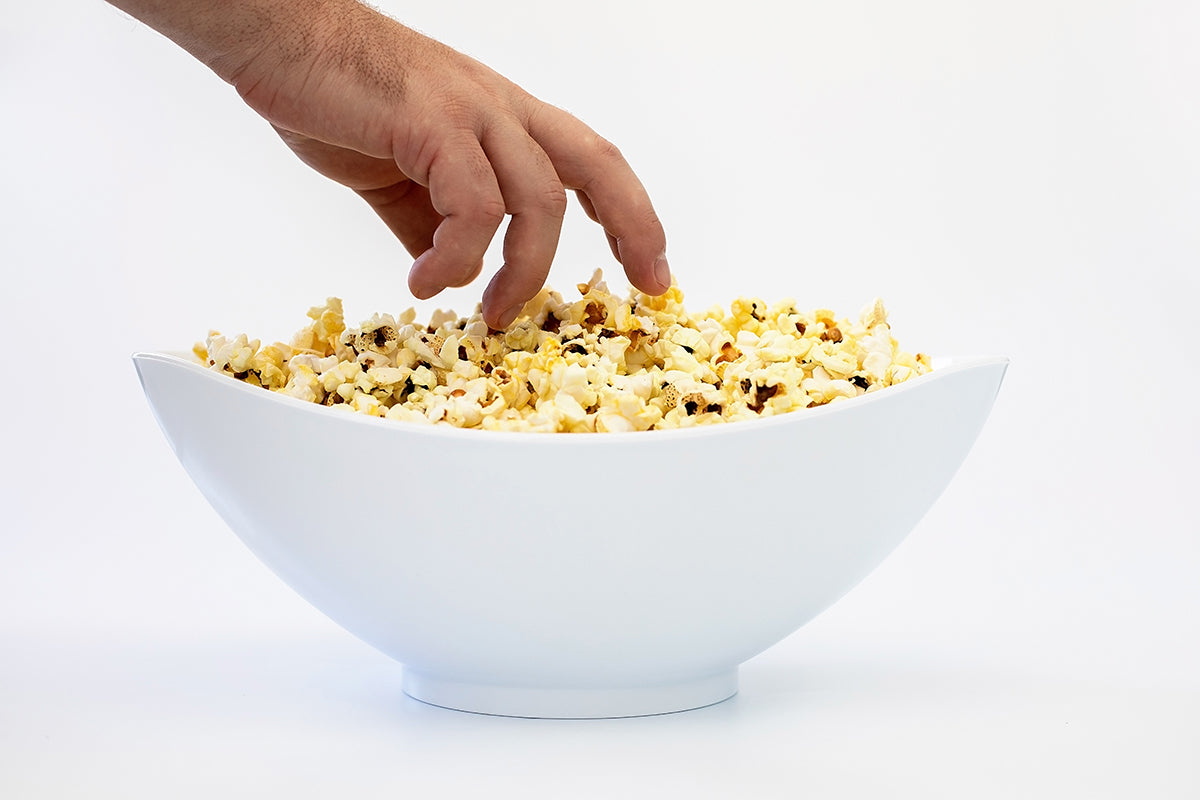Premium White Salad Bowl Set - Durable Ceramic Serving Bowl for Fresh Salads, Pasta, Fruits & Snacks - Perfect for Family Dinners, Parties & Healthy Meal Prep
