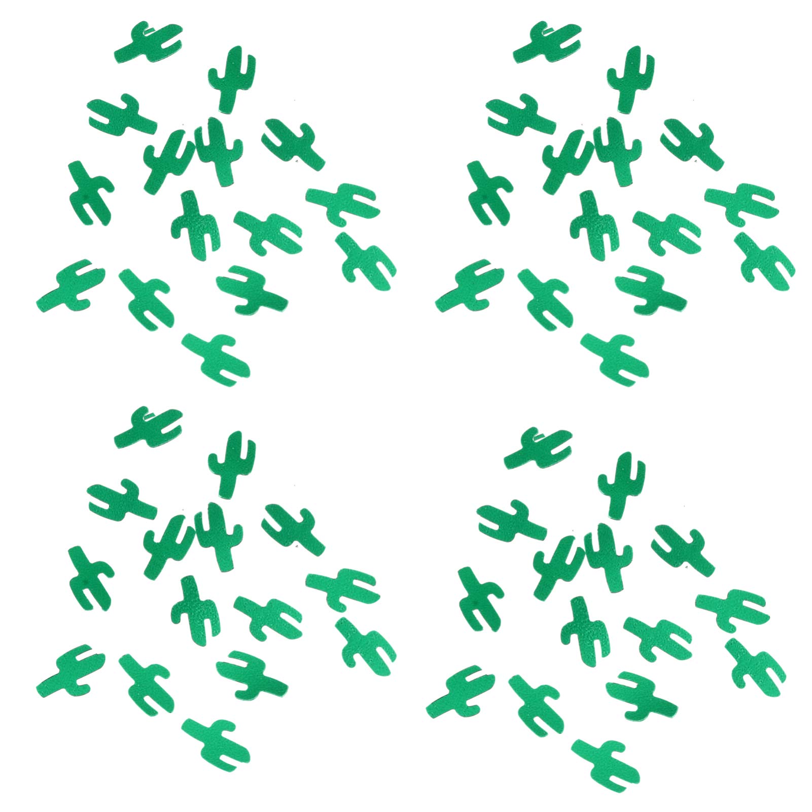 PRETYZOOM Hawaiian Party Table Confetti - Tropical Cactus Glitter Confetti for Luau Decorations, Birthday Party Supplies, Baby Shower & Summer Beach Theme Events