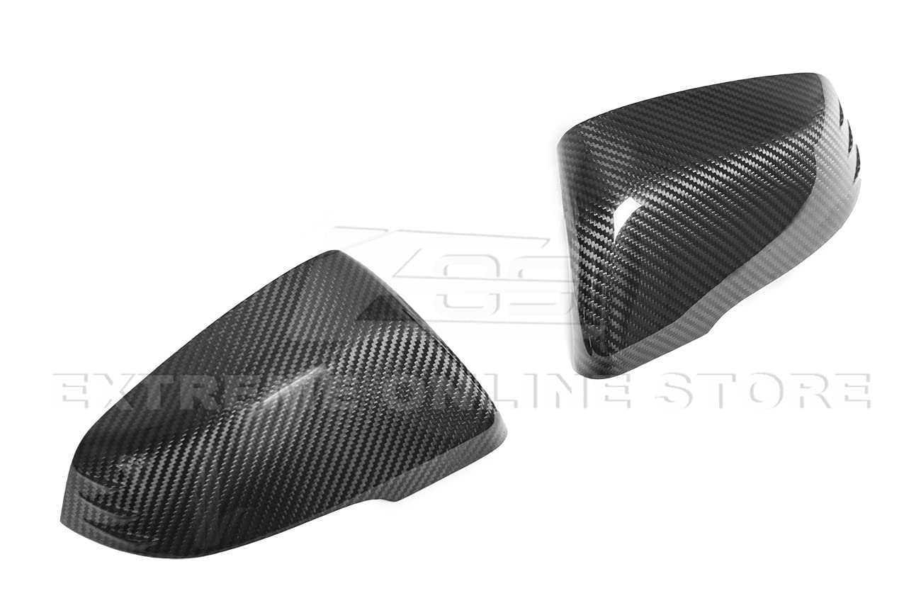 2020-2023 Toyota Supra JDM Style Carbon Fiber Side Mirror Covers - Replacement Pair for Enhanced Style & Protection | Perfect for Car Enthusiasts & Custom Builds