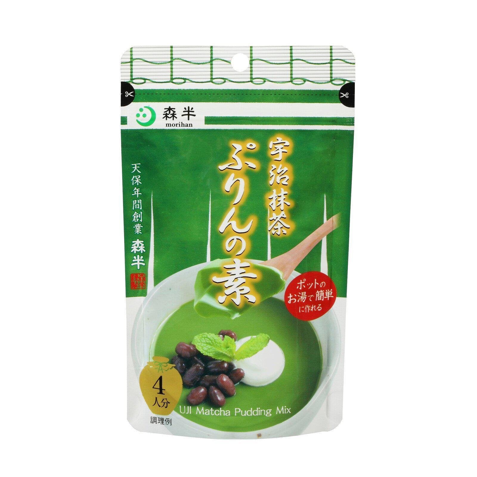 Premium Japanese Uji Matcha Pudding Mix 80g - Authentic Green Tea Flavor for Desserts, Baking & Healthy Snacks