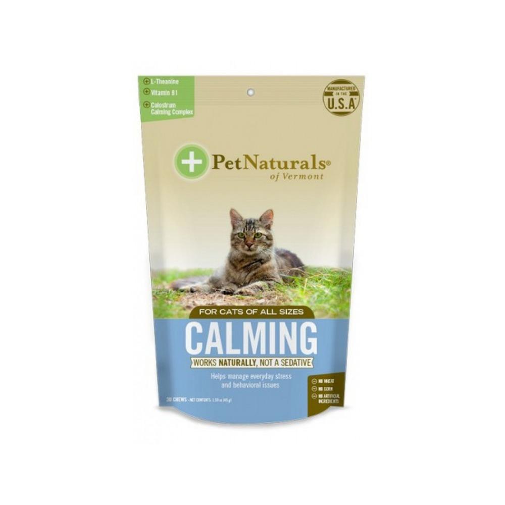 Natural Calming Cat Soft Chews for Anxiety Relief - Stress & Travel Support for Cats - Vet Recommended Cat Calming Treats (Perfect for Vet Visits, Grooming & Thunderstorms)