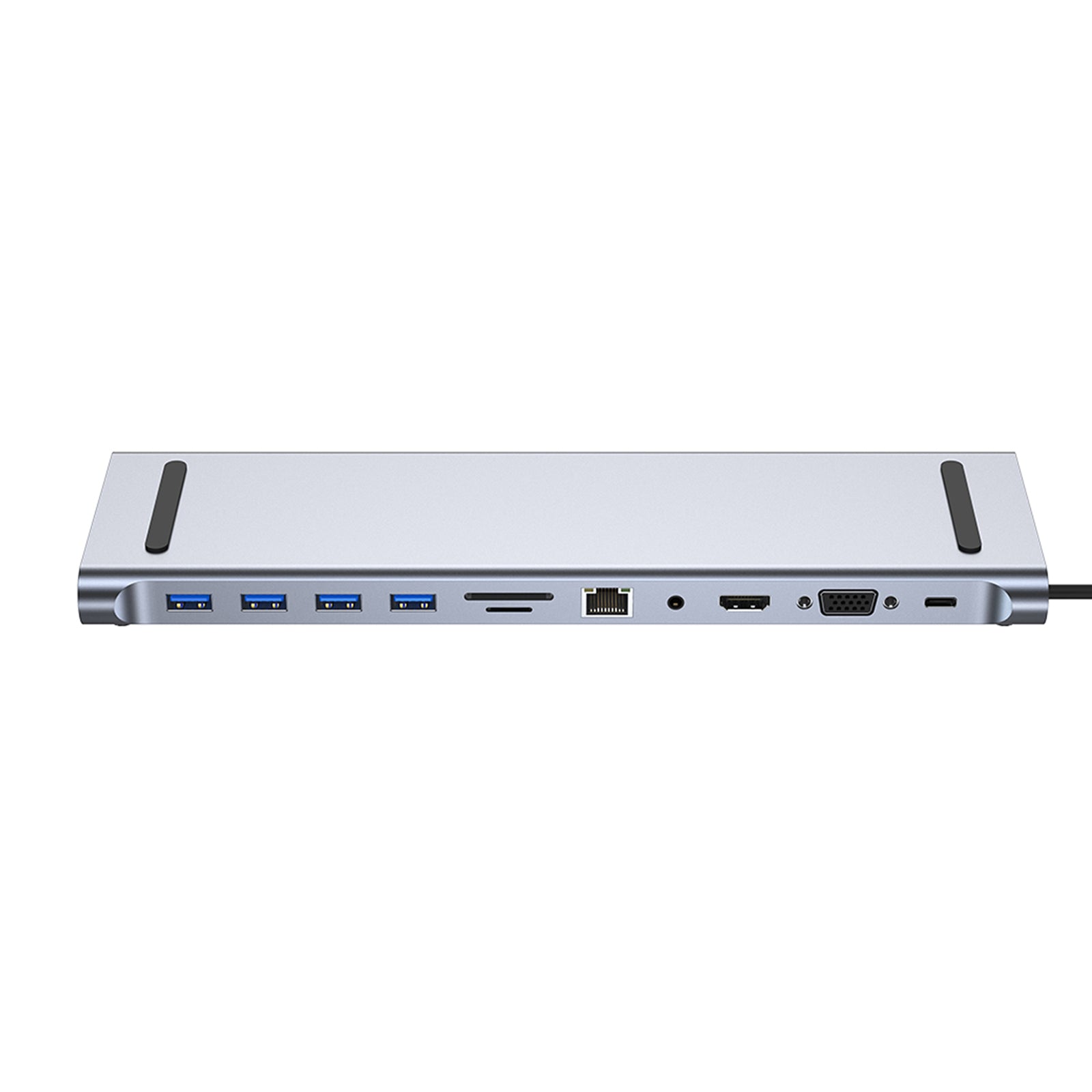 11-in-1 USB C Hub with 100W PD Charging - 4K HDMI, USB 3.0, SD/TF Card Reader for MacBook Pro/Air, iPad Pro 11/12.9 - Perfect for Home Office, Travel & Multi-Screen Workstations