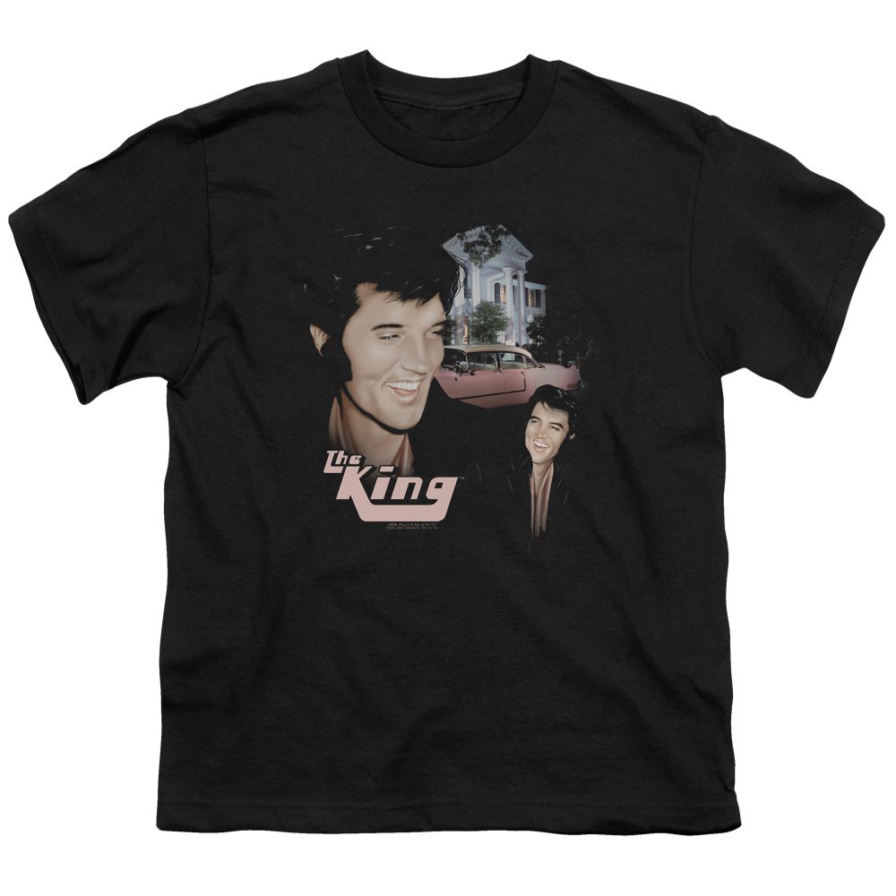 Elvis Presley Home Sweet Home Unisex Youth T-Shirt for Boys & Girls - Vintage Music Tee for Kids, Casual Wear & Concert Outfits