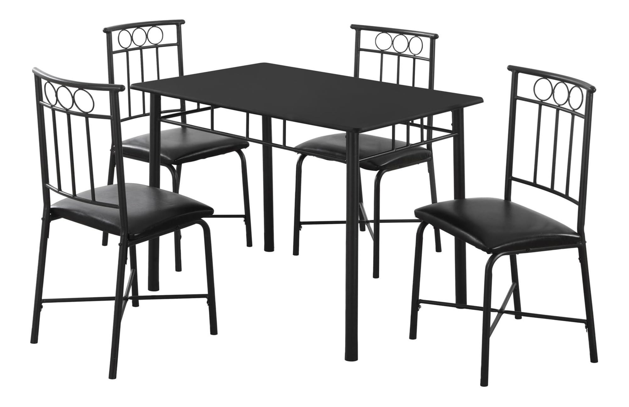 Monarch Specialties 1018 5-Piece Dining Table Set, 40
